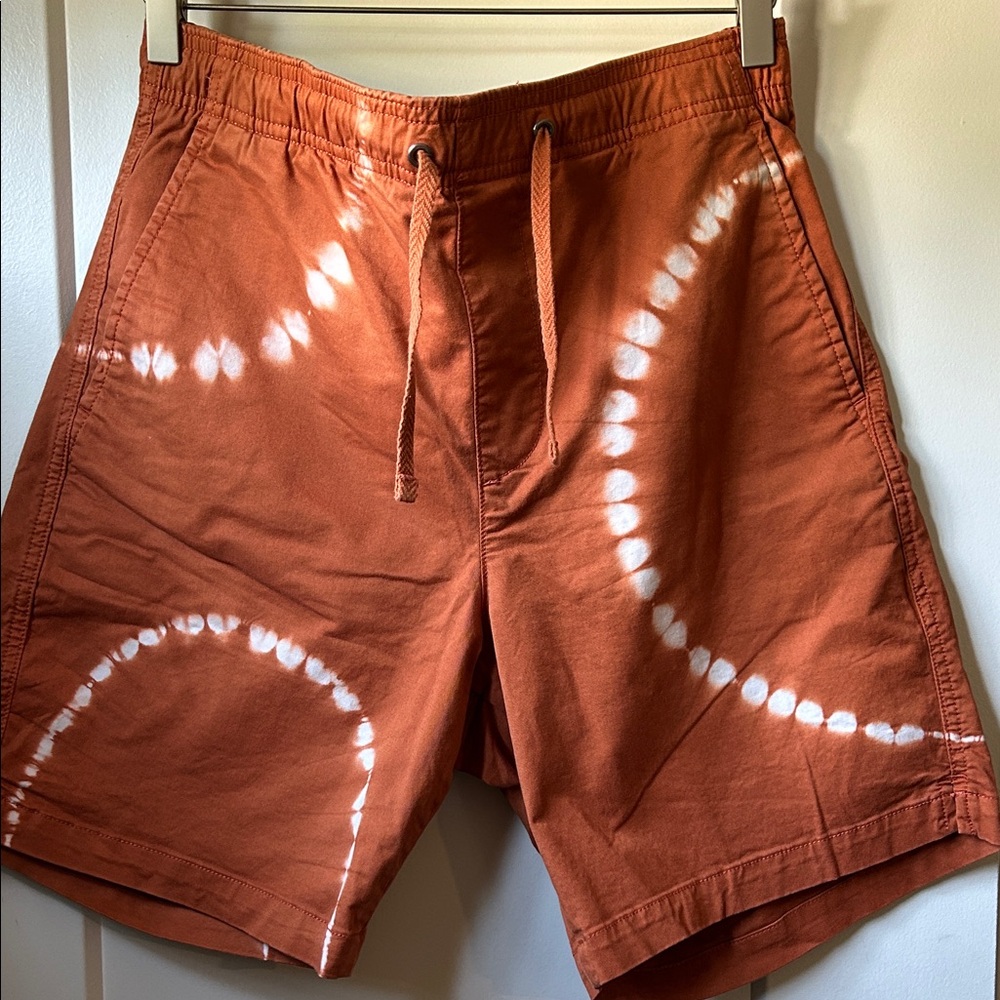GAP Men's Orange Tie-Dye Board Shorts